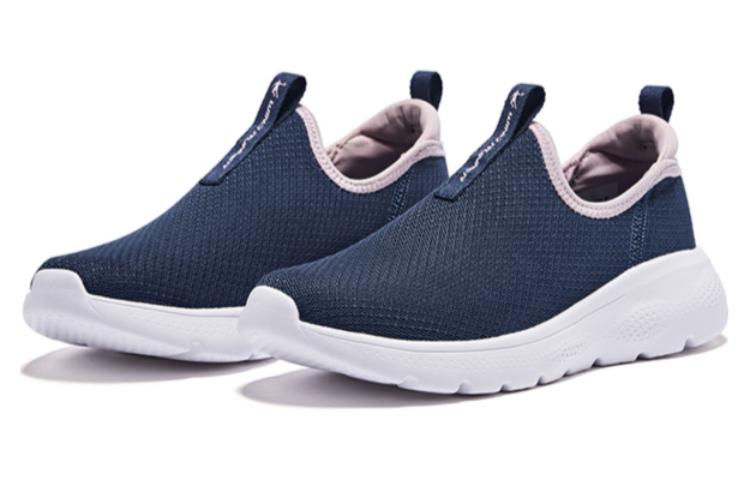 QIAODAN Versatile Breathable Lightweight Breathable And Lightweight Low top Running Shoes Women’s Blue Purple