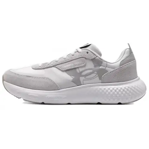 Under Armour Textile, Leather Cushioning, Wear Resistant Low top Running Shoes Women's Gray