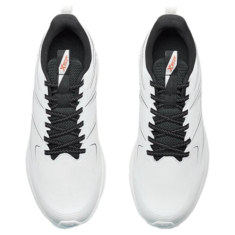 XTEP Cushioning Coverage Cushioning Coverage Low top Casual Running Shoes Men’s White Black