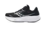 Saucony Ride 16 Mesh Cushioning Slip Resistant Abrasion Resistant Low top Sprint Running Shoes Women's Black White