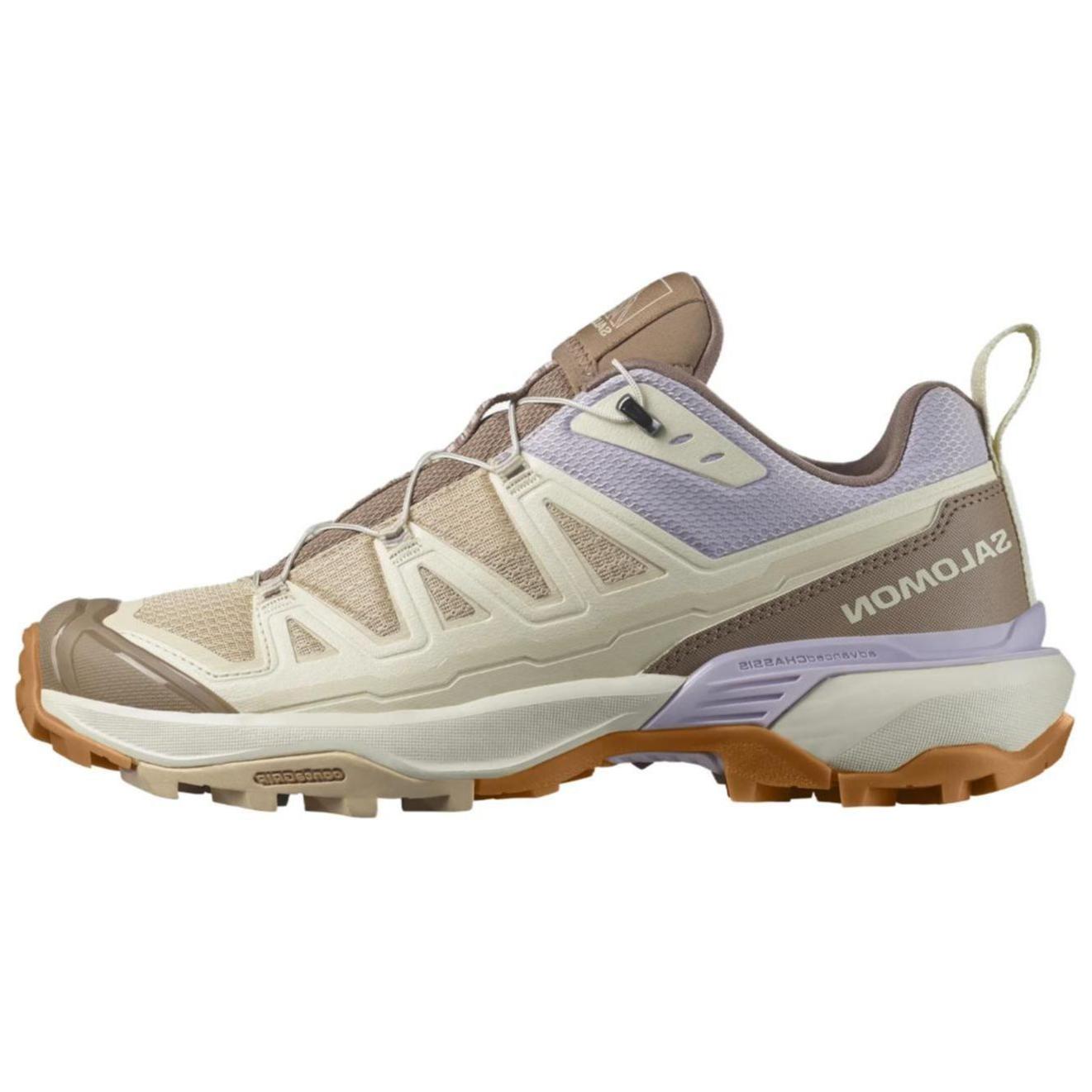 SALOMON X Ultra 360 Edge Comfortable Slip Resistant Slip Resistant Low top Outdoor Shoes Women’s Beige Brown Purple