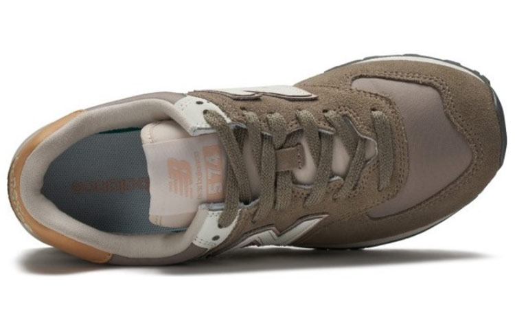 Женские кроссовки New Balance 574 (какиe) — Тёмно-серый — фото 3