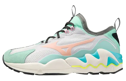 Mizuno Wave Rider 1 Textile, Synthetic Leather Slip Resistant, Abrasion Resistant, Breathable Low top Running Shoes