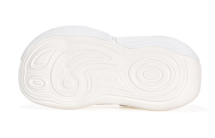 GOTO Nebula Clogs Unisex Iridescent White