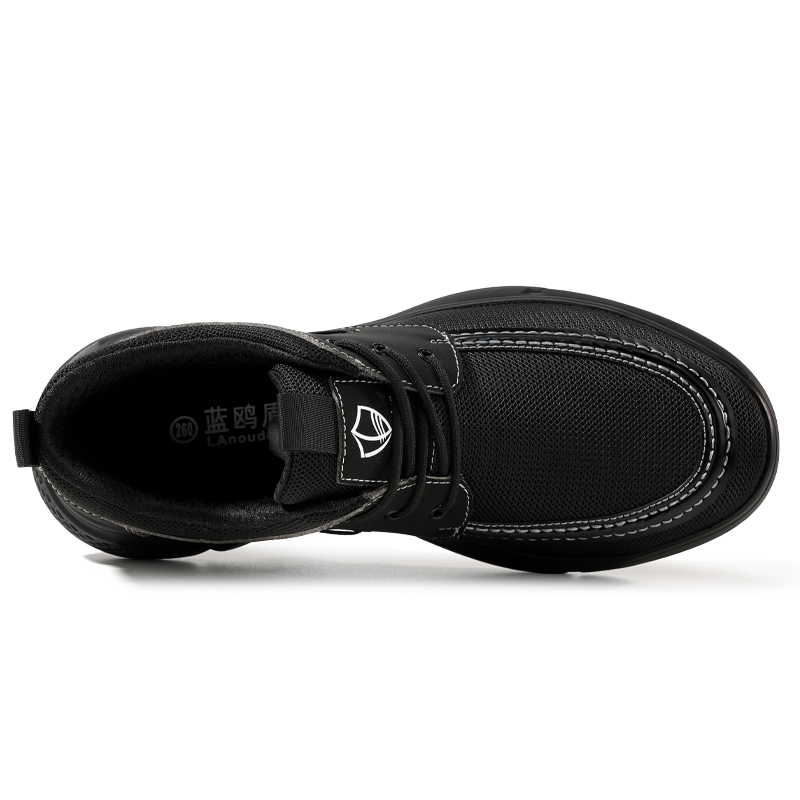 LANOUDUN Abrasion Resistant Impact Resistant Low top Outdoor Shoes Unisex Black
