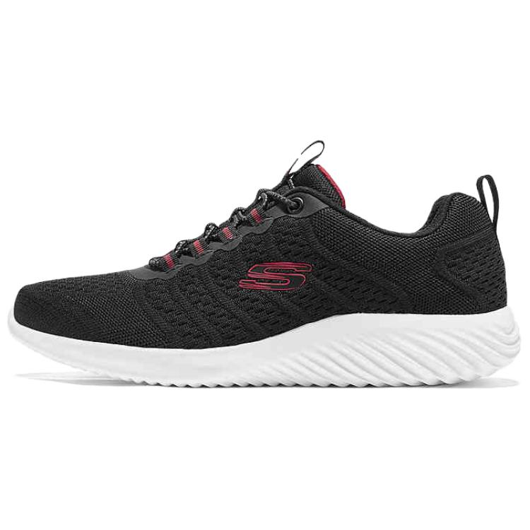 Skechers Bounder Abrasion Resistant Abrasion Resistant Low top Running Shoes Men’s Black Red