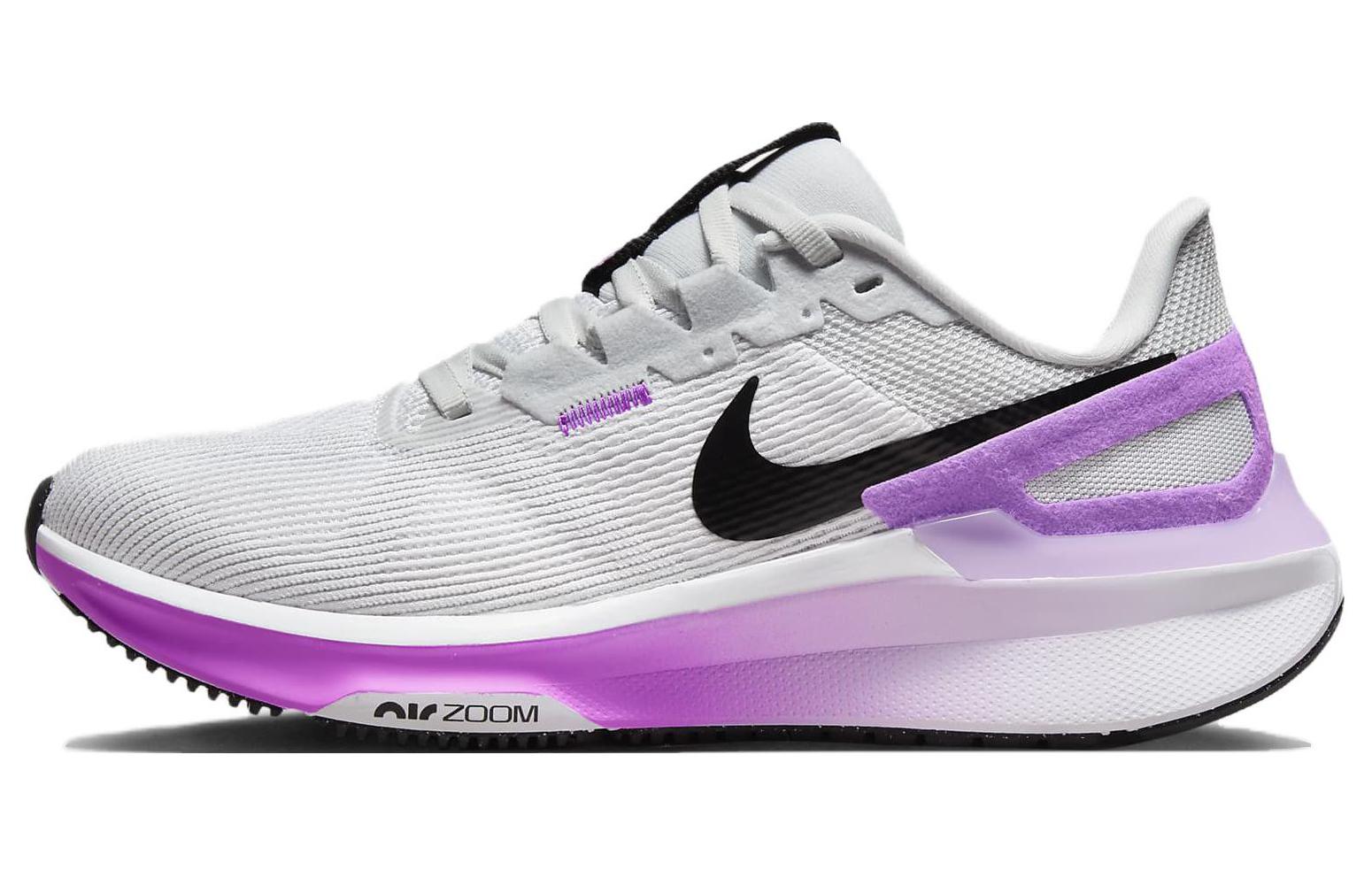 Nike Zoom Structure 25 Comfortable and Versatile Wrapping Support Low-top Casual Long-distance Urban Commuting Running Shoe Women's Purple