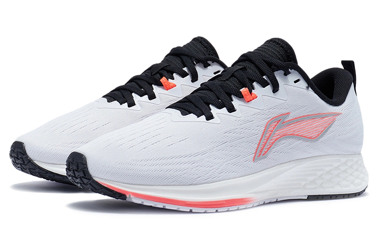 Li Ning Red Hare 4 Cushioning Slip Resistant Abrasion Resistant Low top Running Shoes Women’s White