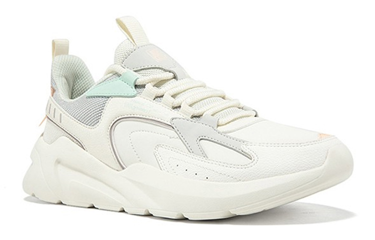 Erke Cushioning Slip Resistant Abrasion Resistant Low top Running Shoes Women’s White Gray