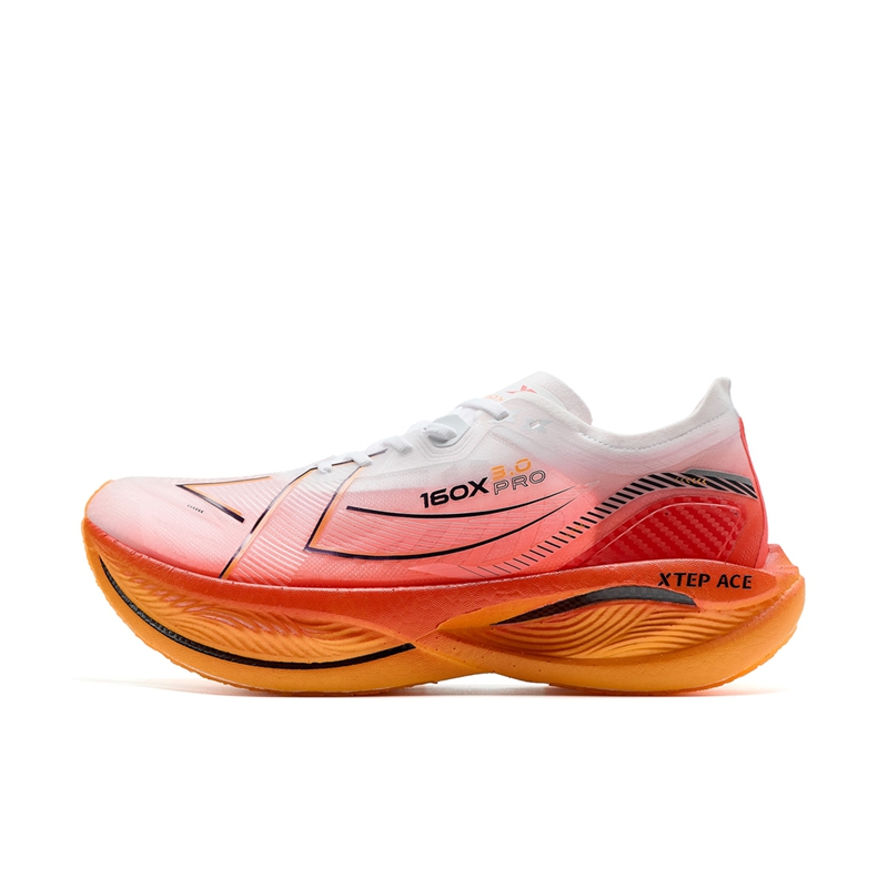 XTEP 160X 3.0 Pro Fabric Cushioning Slip Resistant Abrasion Resistant Rebound Low top Marathon Running Shoes Men’s