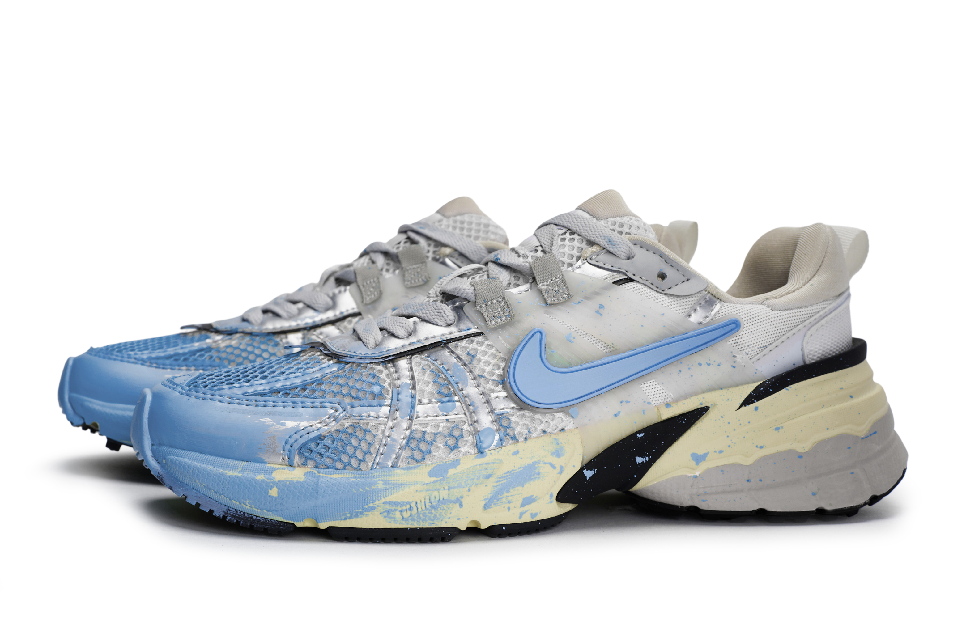 Nike V2K Run Slip Resistant Abrasion Resistant Slip Resistant Abrasion Resistant Low top Running Shoes Women’s