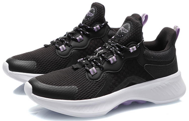 Li Ning Comfortable Rebound Lightweight Breathable Low top Running Shoes Women’s Black