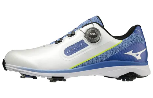 Mizuno Nexlite SL Bore Slip Resistant Abrasion Resistant Low top Golf Shoes Men's White Blue