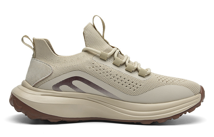 JEEP SPIRIT Breathable, Height Increasing, Abrasion Resistant, Lightweight Low top Running Shoes Men’s Natural Deer