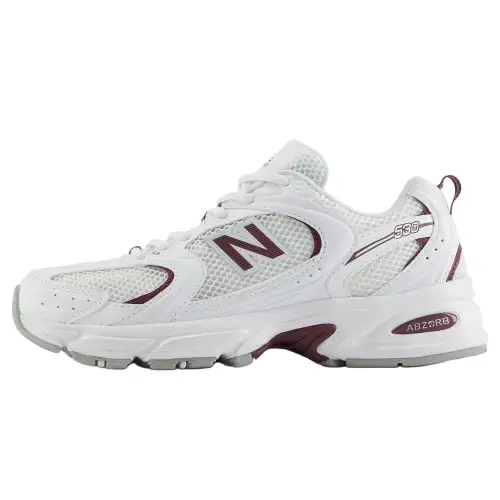 530 New Balance 'White Dark Ice Wine'