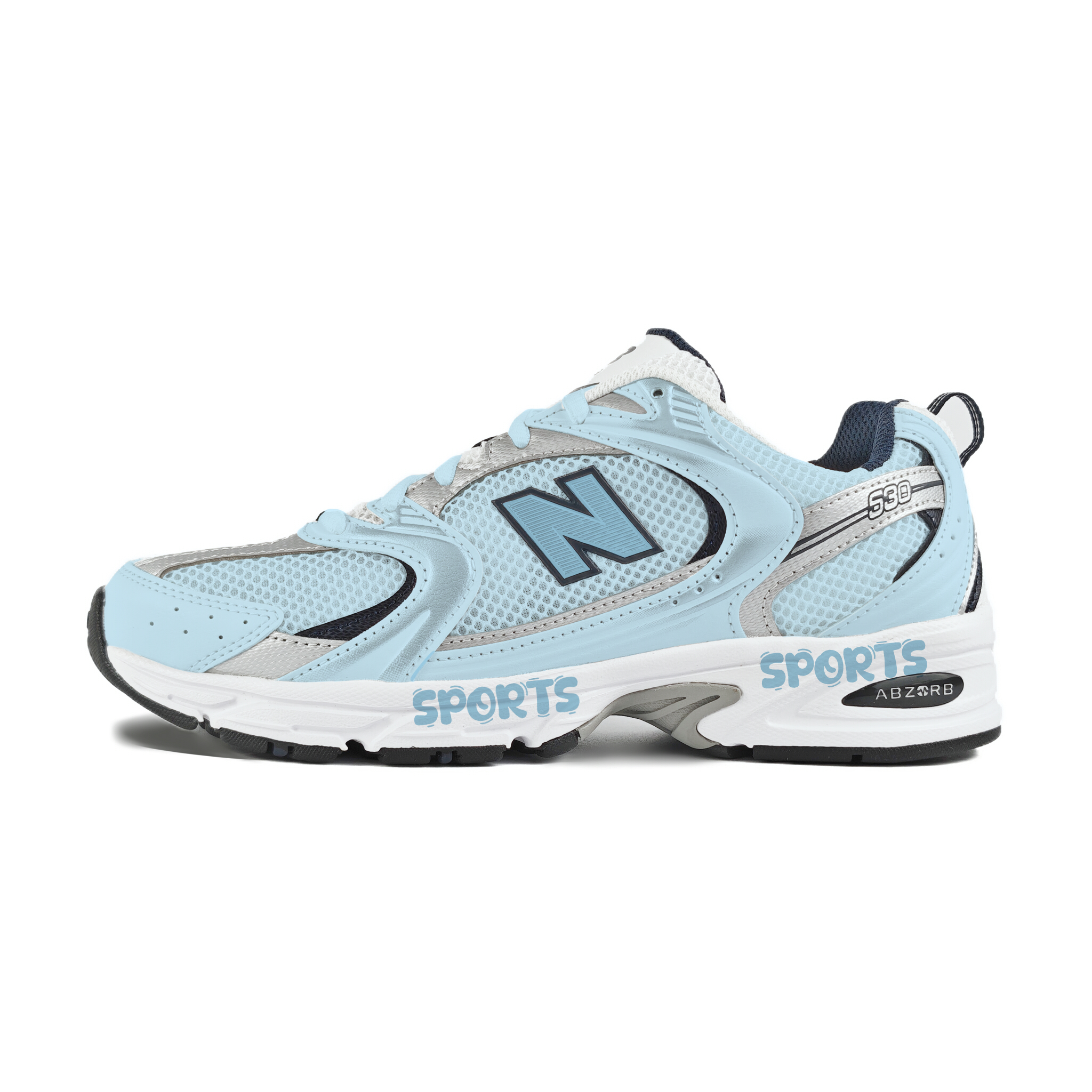 New Balance NB 530 Abrasion Resistant Low top Running Shoes Unisex Blue Pink
