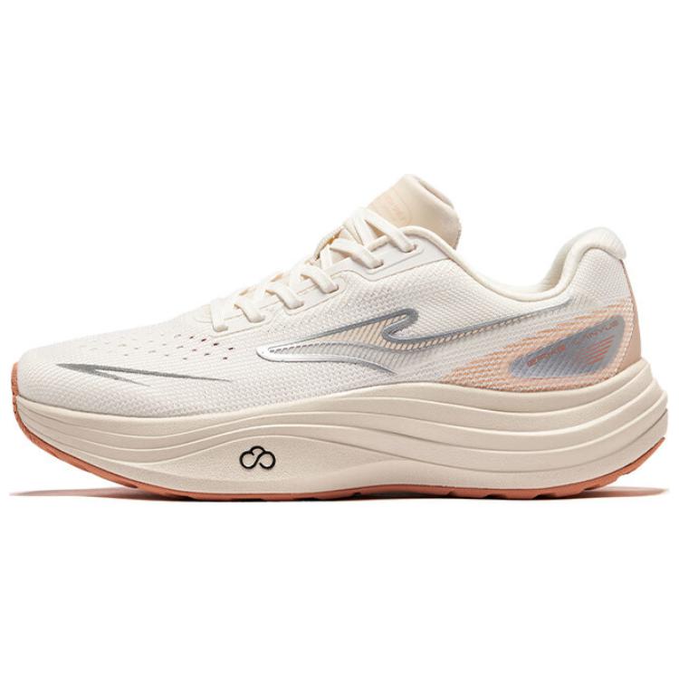 Erke Cushioning Abrasion Resistant Breathable Low top Casual Running Shoes Women’s Beige Gray
