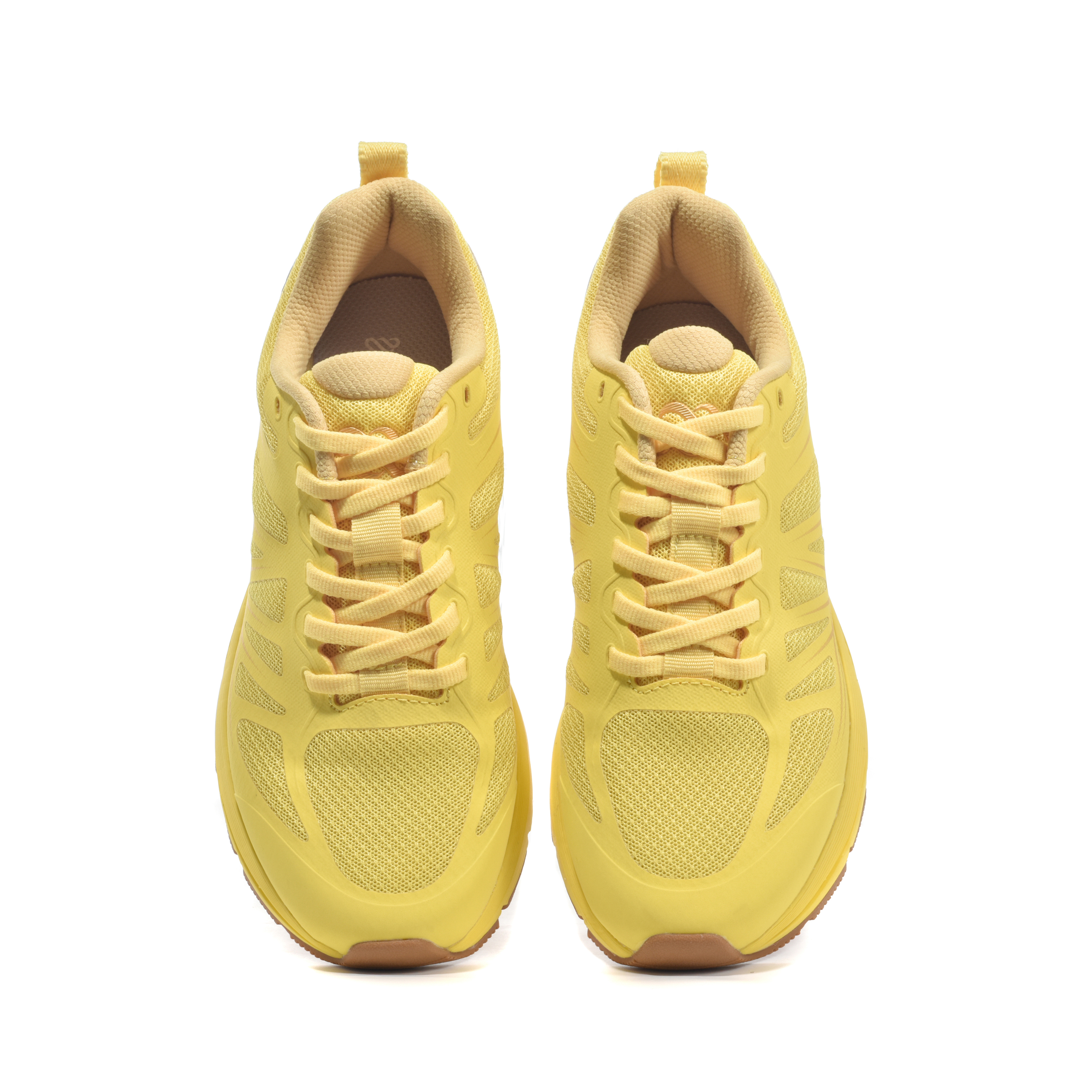 Mailesen Cushioning Abrasion Resistant Cushioning, Wear Resistant Low top Running Shoes Unisex Yellow