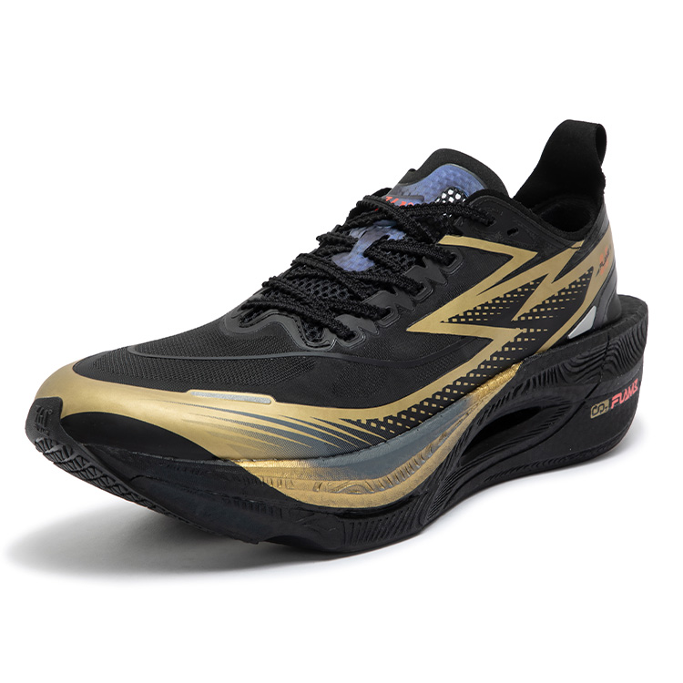 361° Low top Running Shoes Unisex Black Gold