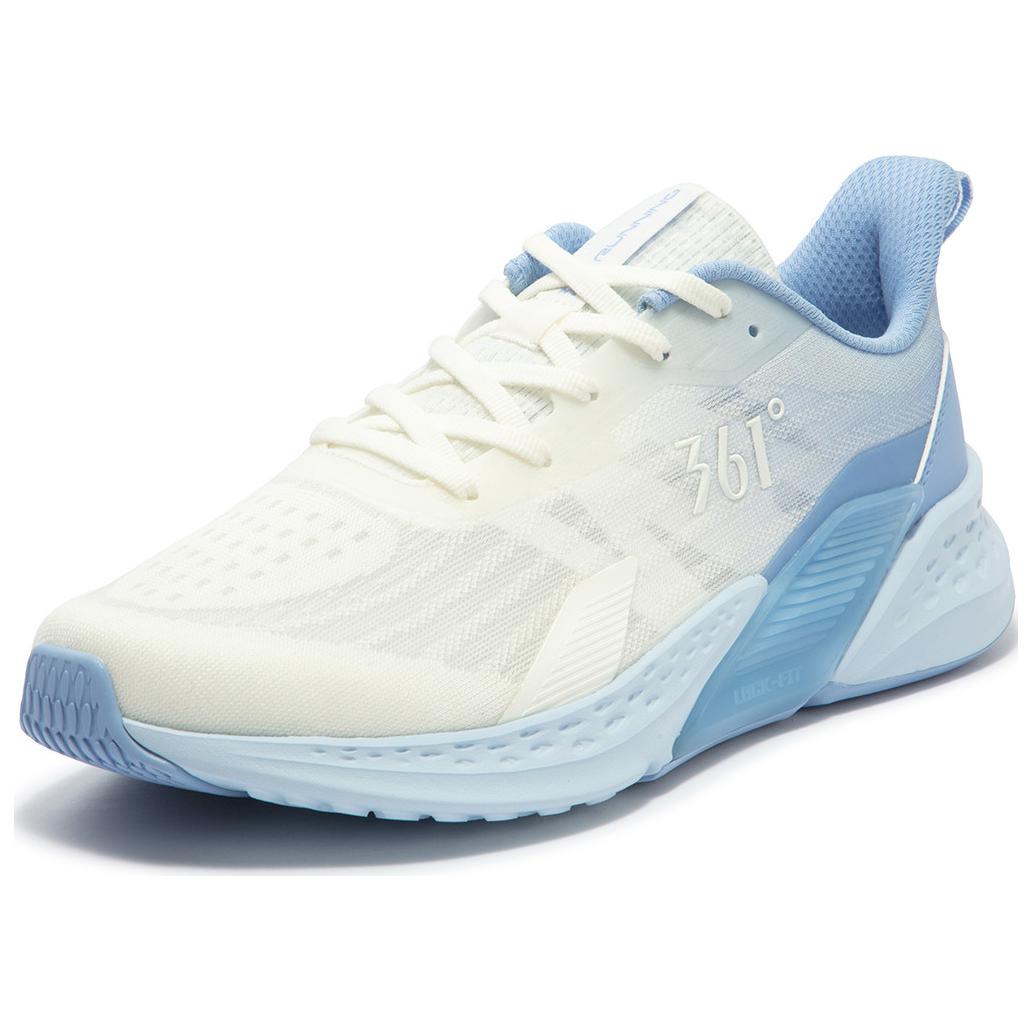 361° Cushioning Slip Resistant Abrasion Resistant Low top Casual Running Shoes Men’s White Blue