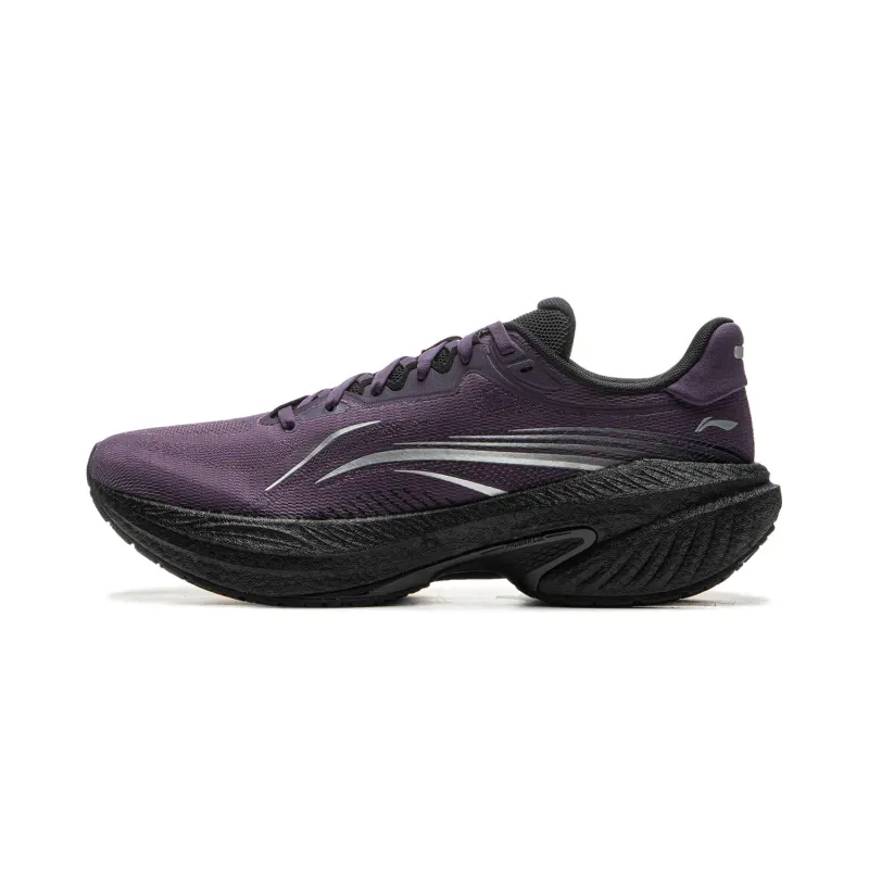 Li Ning WuShi 5S 4.0 Cushioning Slip Resistant Abrasion Resistant Breathable Low top Running Shoes Men's Black Purple