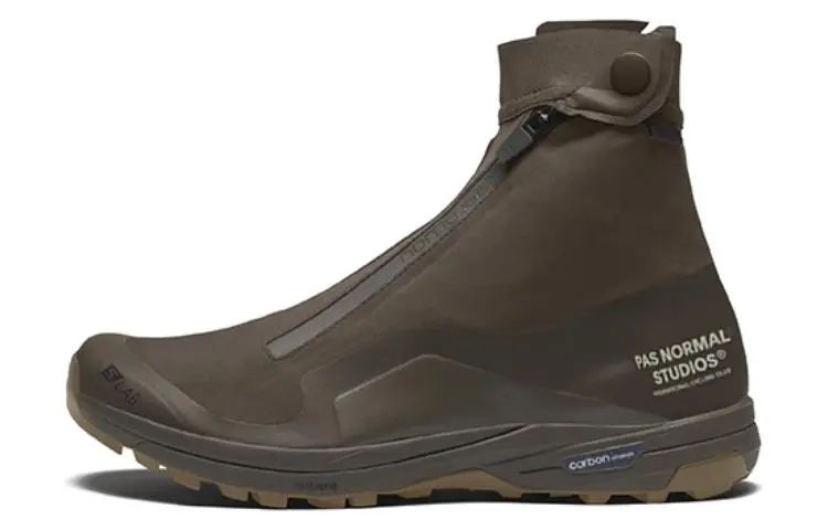 SALOMON x Pas Normal Studios Bamba 2 XA Alpine 2 Fashion Short Outdoor Shoes Unisex Brown