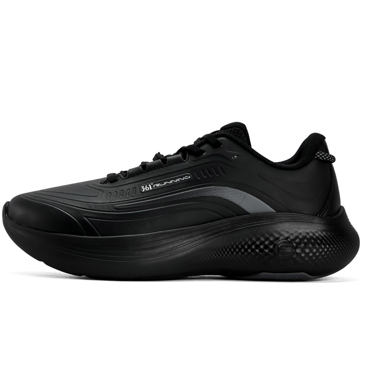 361° Cushioning, Wear Resistant Low top Casual Running Shoes Men’s Obsidian Black
