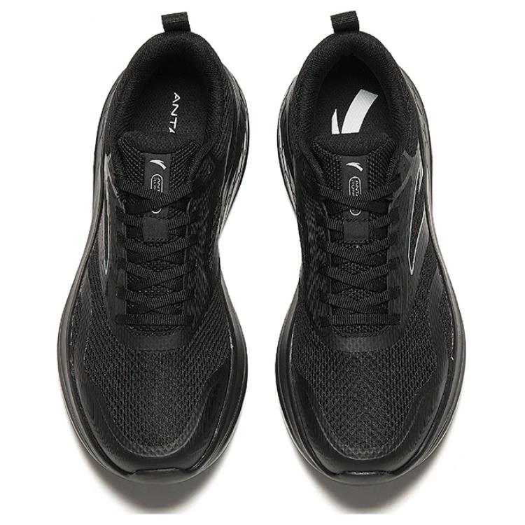 Anta Fabric Breathable And Lightweight Low top Casual Running Shoes Men’s Black