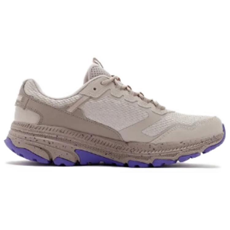 Skechers Abrasion Resistant Breathable Low top Running Shoes Women’s Beige Purple