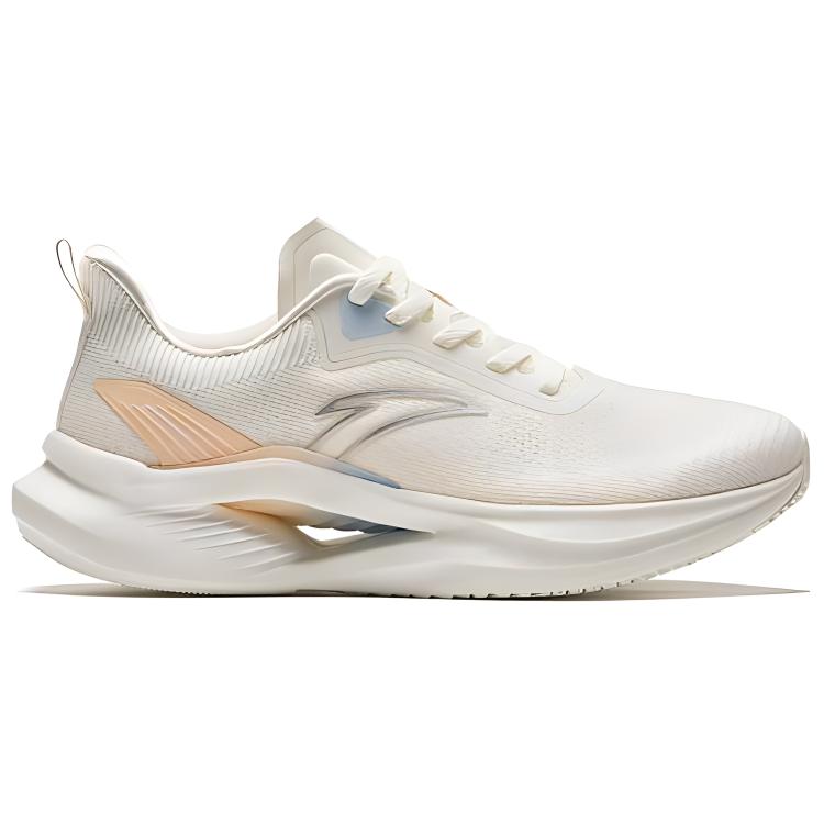 Anta Breathable Cushioning, Wear Resistant Low top Running Shoes Women’s Pink White