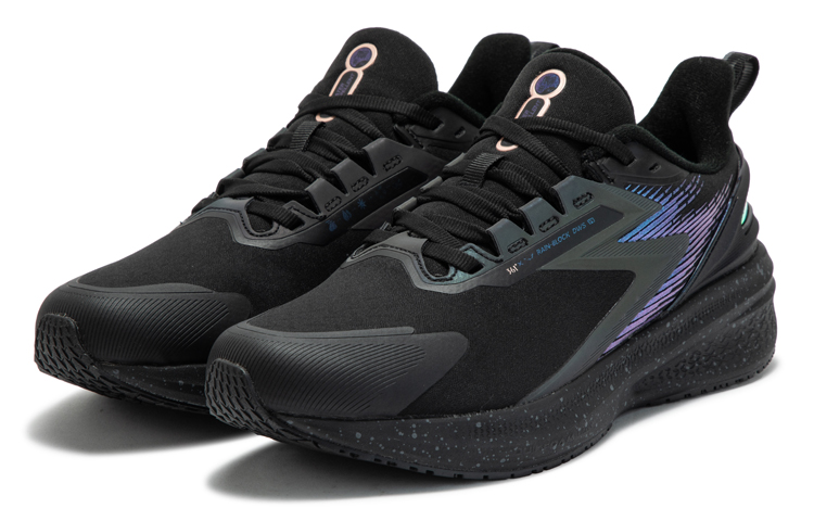 361° Rain Screen 7.0 Running Shoes Women’s Low Top Obsidian Black/Rose Gold