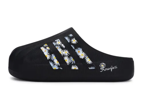 Adidas Originals AdiFOM SUPERSTAR MULE Abrasion Resistant Closed Toe Slippers Unisex Black White Blue