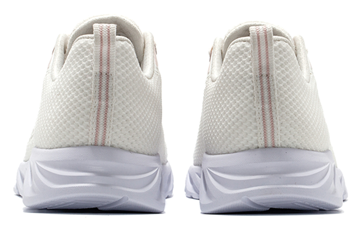 XTEP Cushioning Abrasion Resistant Breathable Low top Running Shoes Women’s White Pink