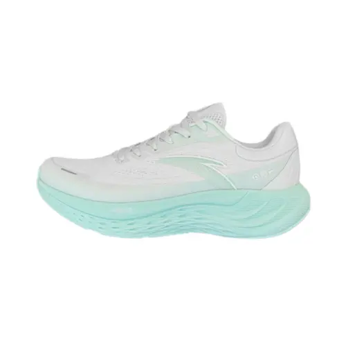 Anta Slip Resistant Abrasion Resistant Low top Running Shoes Women's Sunlit Time Green