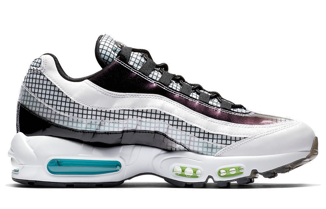 Унисекс кроссовки Nike Air Max 95 (бело-черный) — фото 2