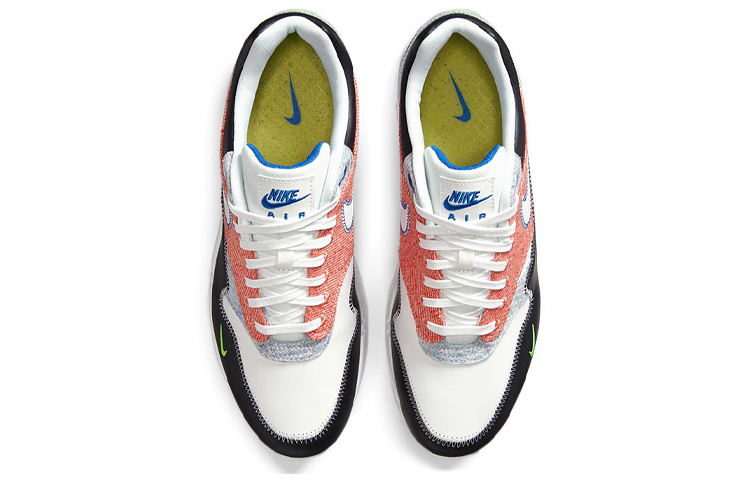 Мужские кроссовки Nike Air Max 1 (черно-оранжевые) — фото 4