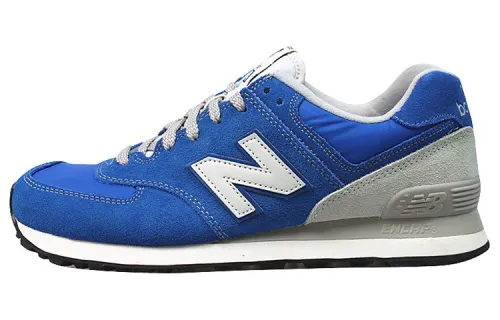 New Balance NB 574 Fabric Low top Casual Running Shoes Unisex Aqua Blue