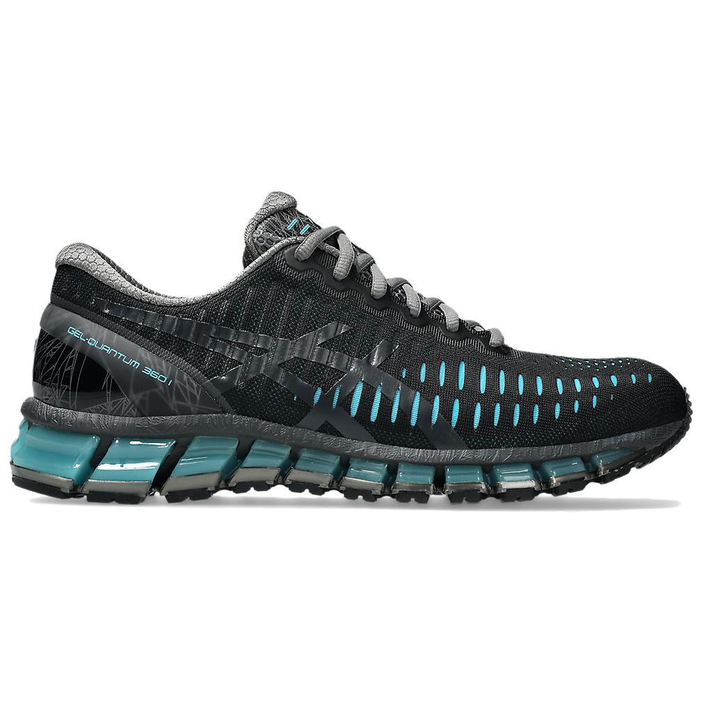 ASICS Gel Quantum 360 Breathable Support Running Shoes Men’s Black Blue