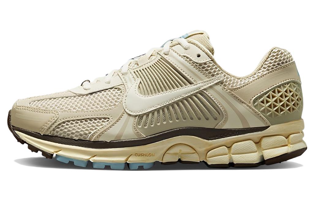 Женские кроссовки Nike Air Zoom Vomero 5 (бежево-синие)