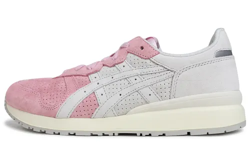 Onitsuka Tiger Ally Comfortable Abrasion Resistant Low top Running Shoes Unisex Gray Pink