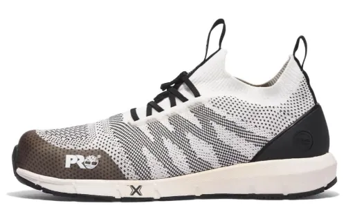 Timberland Radius Leather Composite Slip Resistant Abrasion Resistant Low top Outdoor Shoes White Black