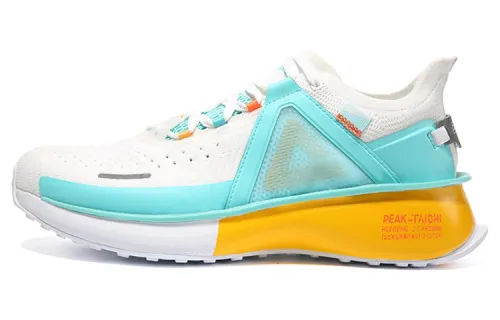 PEAK Tai Chi 2.0 Pro Casual Cushioning Slip Resistant Abrasion Resistant Low top Taichi Running Shoes Men's White Blue