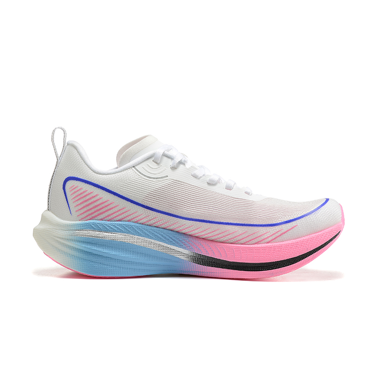 DUANGOU Low top Sports Running Shoes Unisex Pink Blue