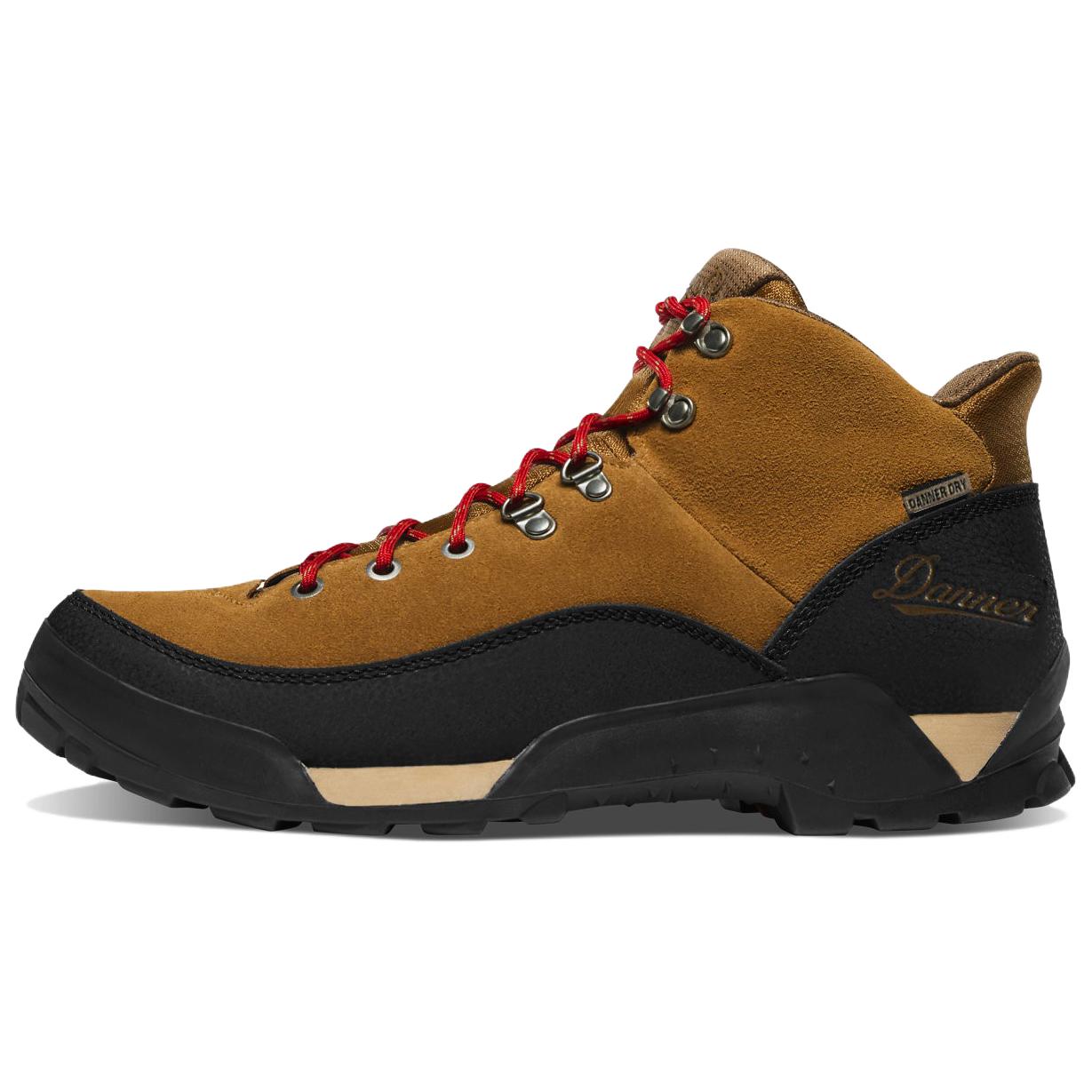 Danner Non Slip And Waterproof, Breathable, And Quick Dry Mid top Outdoor Shoes Men’s Brown Red