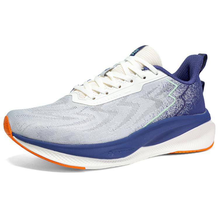361° Slip Resistant Abrasion Resistant Slip Resistant Abrasion Resistant Low top Casual Running Shoes Men’s White Blue
