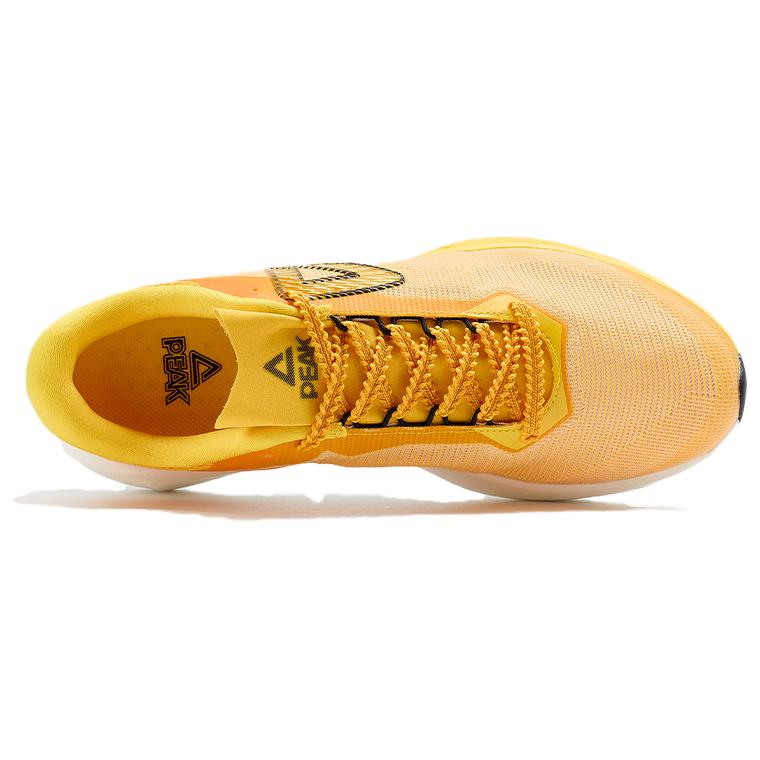 PEAK Cushioning Slip Resistant Abrasion Resistant Rebound Low top Running Shoes Men’s Bright Yellow