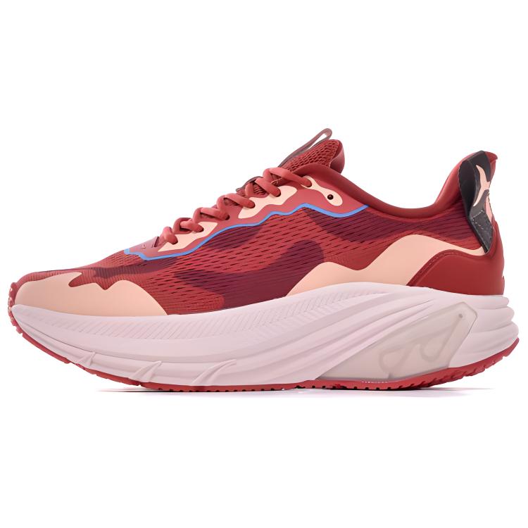 JNDO Cushioning Breathable Low top Running Shoes Unisex Volcano Red