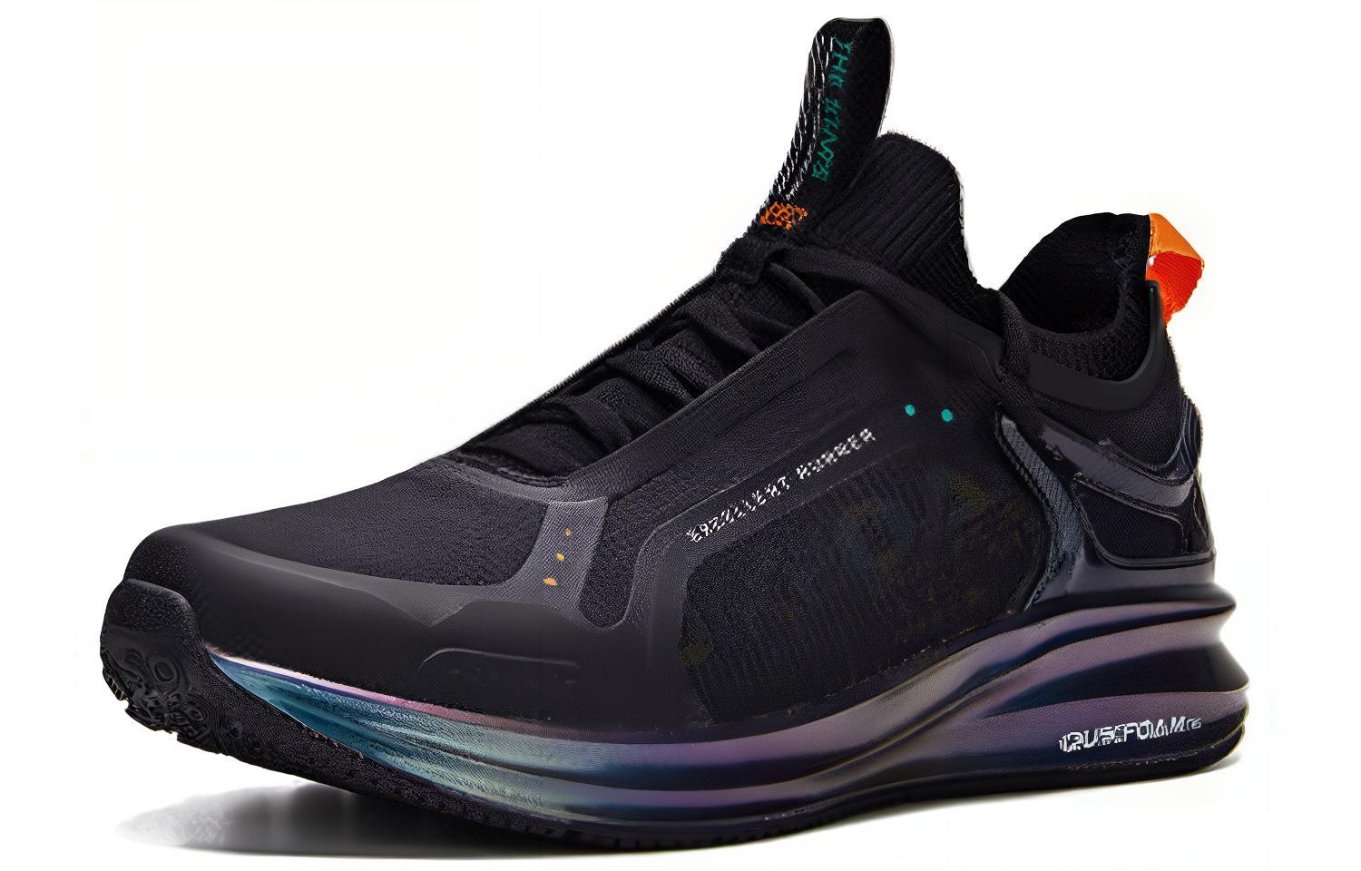 361° Bouncy Rain Screen Comfortable Cushioning Slip Resistant Low top Running Shoes Men’s Black