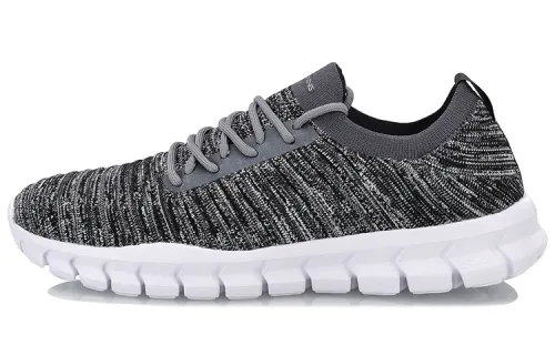 Li Ning Textile, TPU Cushioning Slip Resistant Abrasion Resistant Breathable Lightweight Low top Running Shoes Unisex
