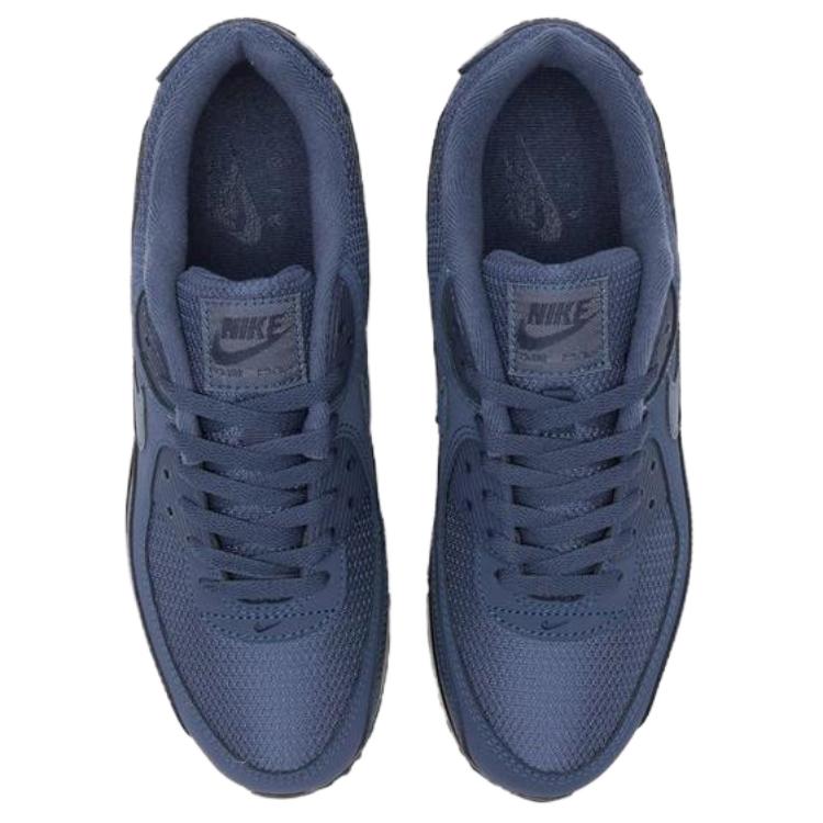 Nike Air Max 90 Leather Running Shoes Men’s Blue